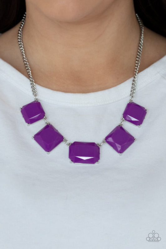 Paparazzi Instant Mood Booster - Purple Necklace 