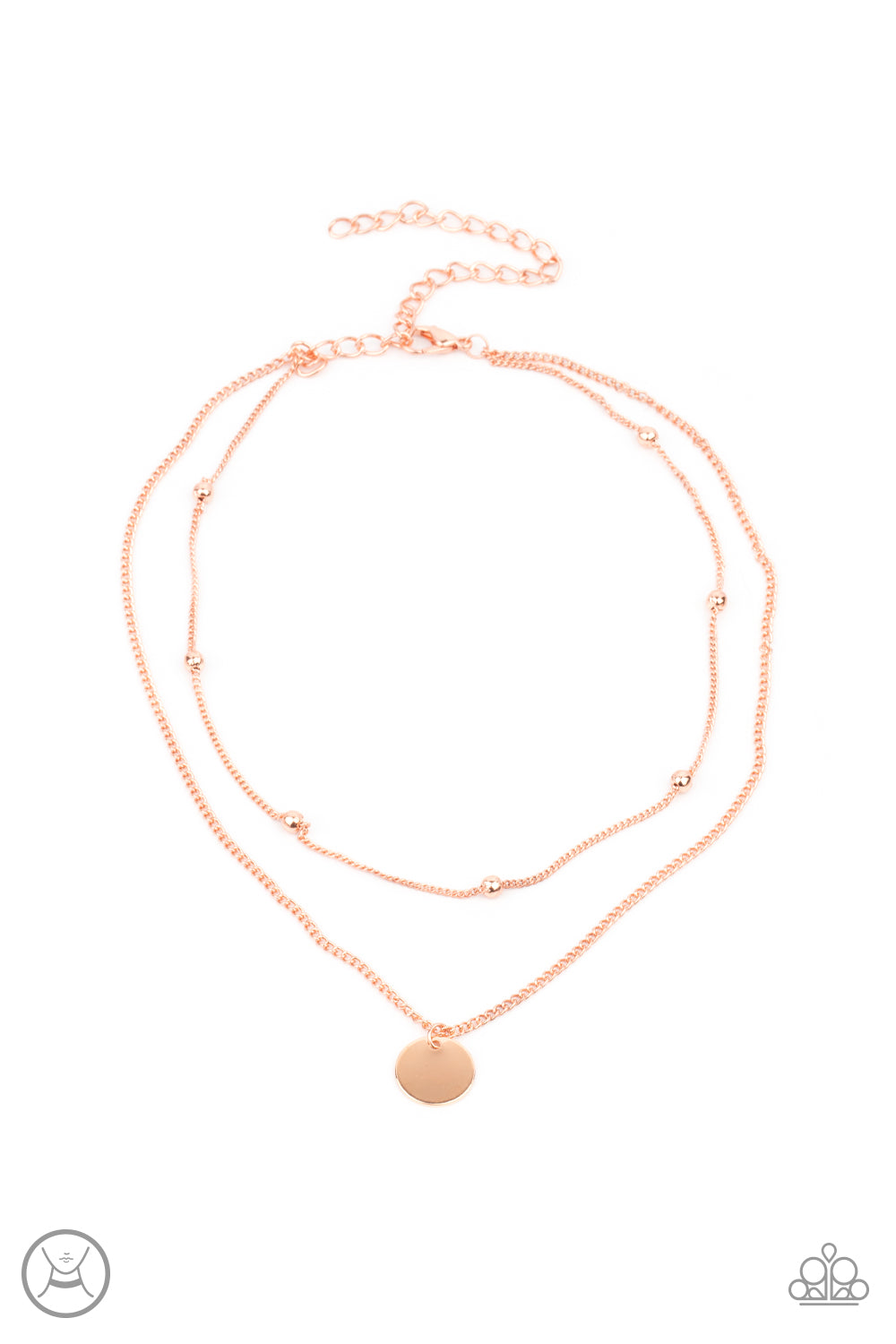 Paparazzi Modestly Minimalist - Copper Choker 