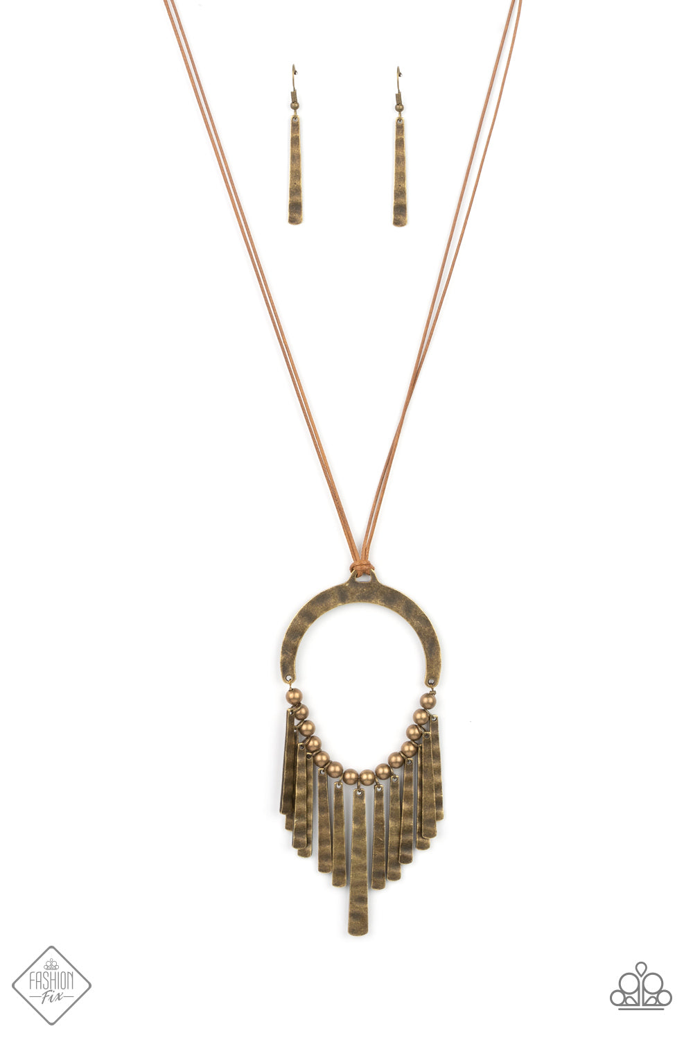 You Wouldnt FLARE! - Brass Necklace 