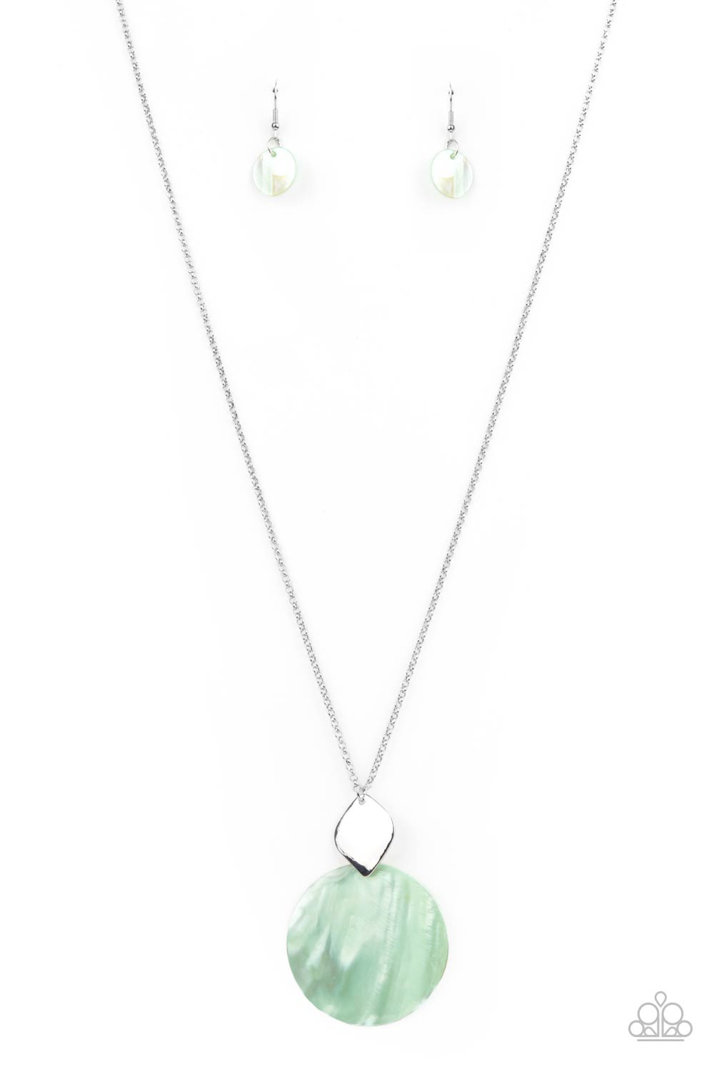 Paparazzi Tidal Tease - Green Necklace 