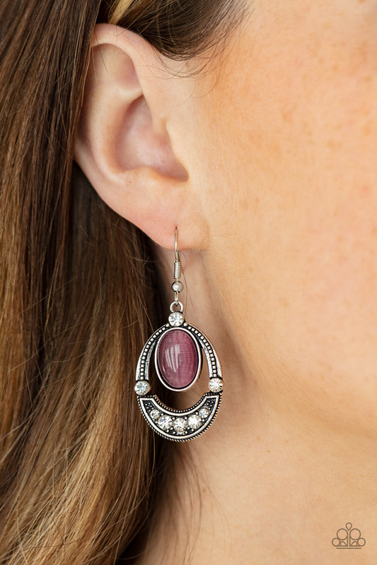 Serene Shimmer - Purple Earrings 