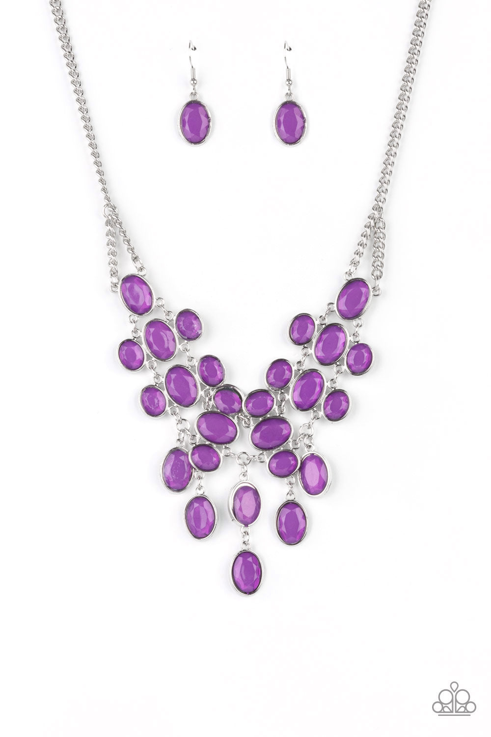 Paparazzi Serene Gleam - Purple Necklace 