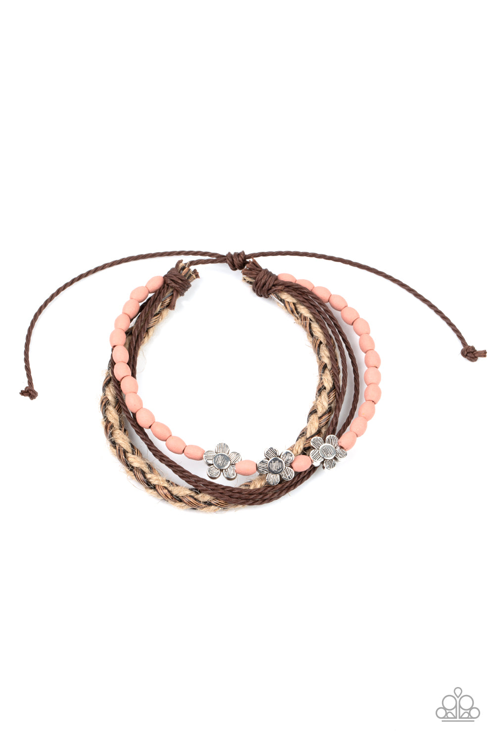 Raffia Remix - Pink Urban Bracelet