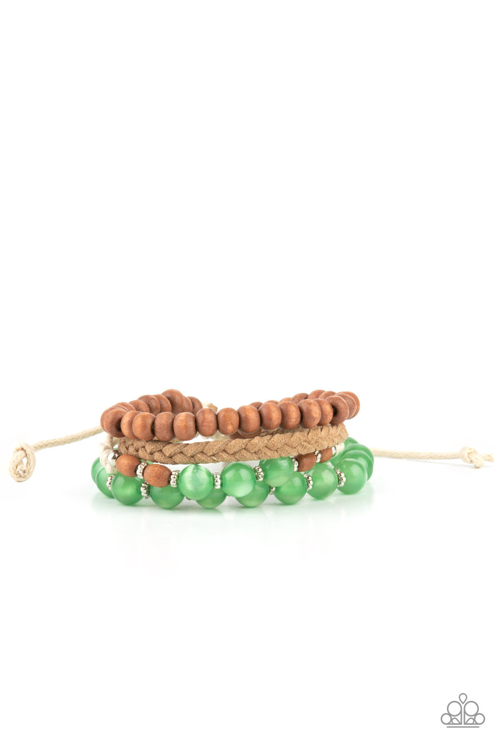 Down HOMESPUN - Green Urban Bracelet