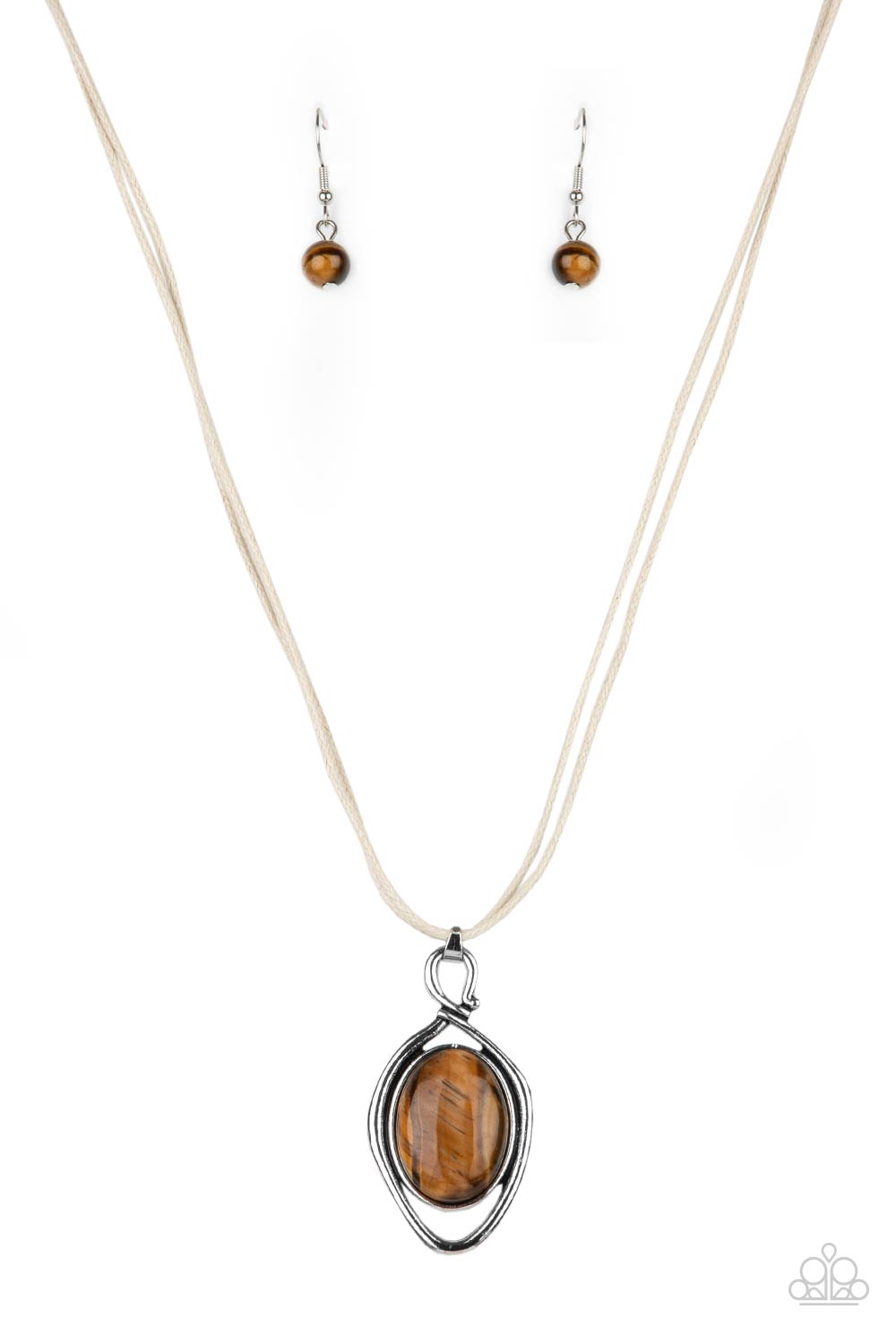 Paparazzi Desert Mystery - Brown Urban Necklace 