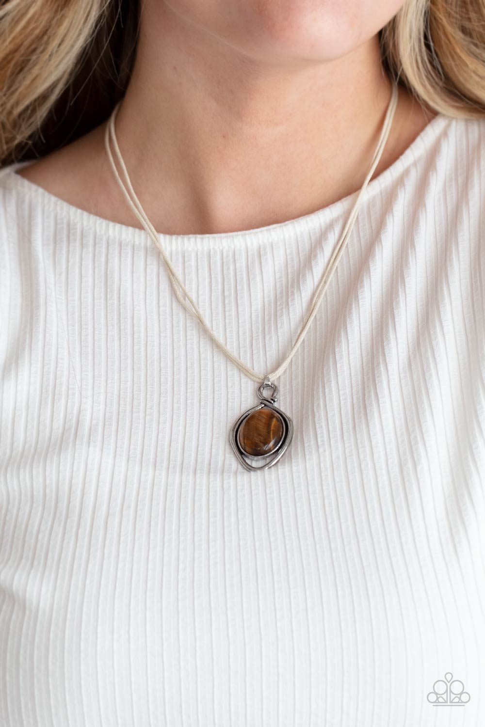 Paparazzi Desert Mystery - Brown Urban Necklace 