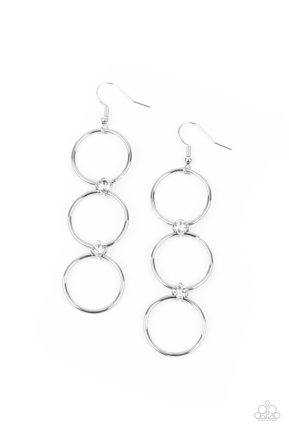 Refined Society - White Earrings