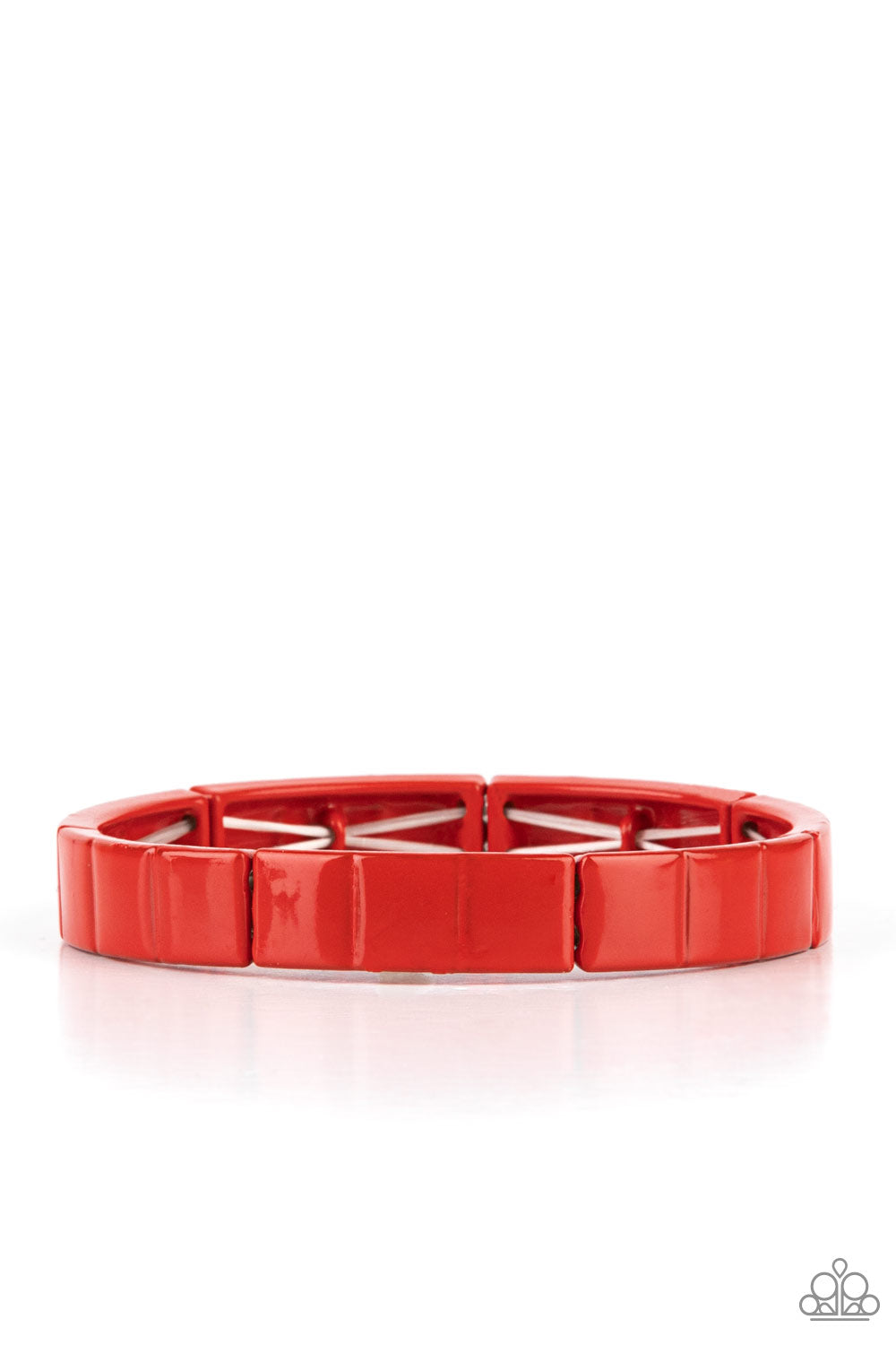 Paparazzi Material Movement - Red Bracelet 