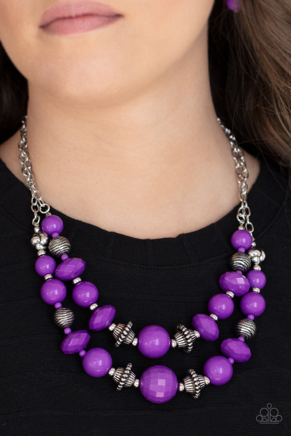 Upscale Chic - Purple Necklace