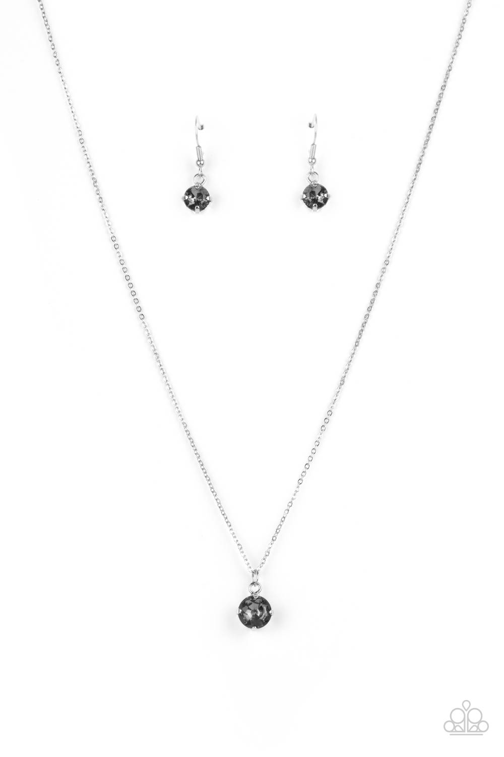 Paparazzi Undeniably Demure - Silver Necklace 