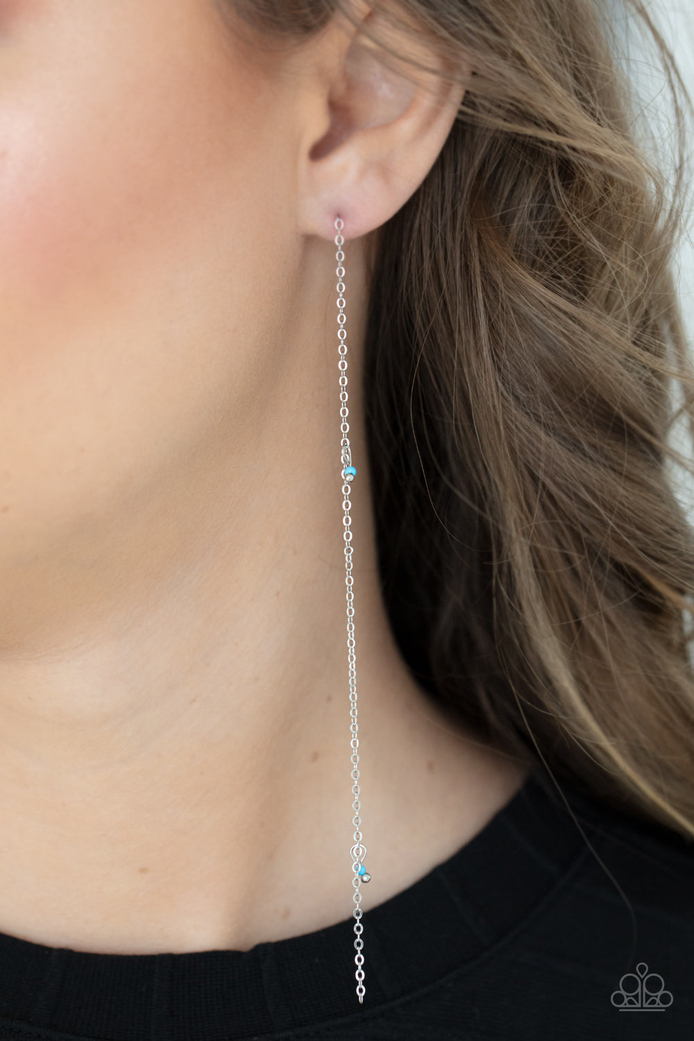 Dauntlessly Dainty - Blue Earrings 