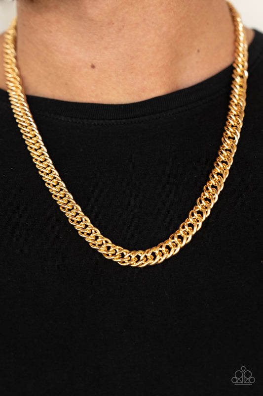 Winners Circle - Gold Urban Necklace 