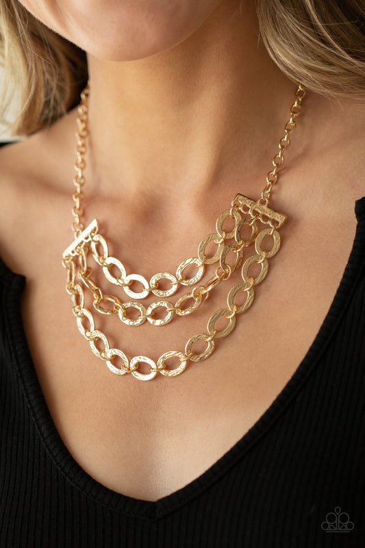 Repeat After Me - Gold Necklace 