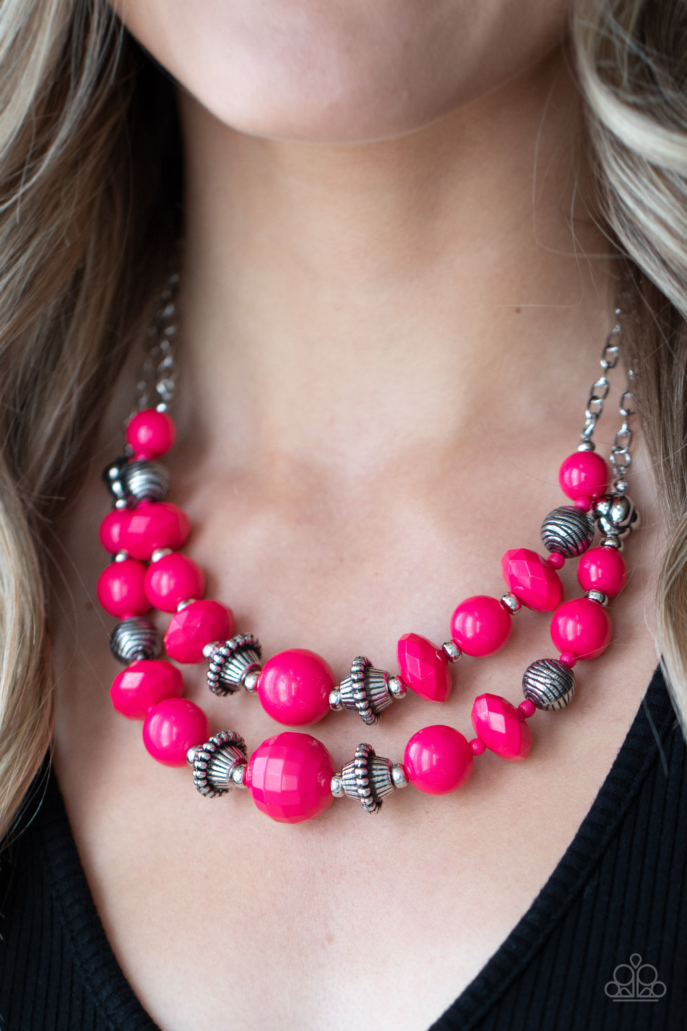 Upscale Chic - Pink Necklace 