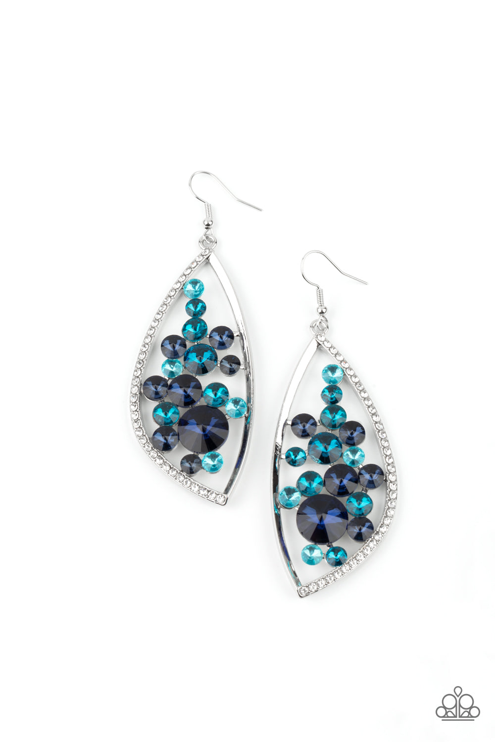 Sweetly Effervescent - Blue Earrings 