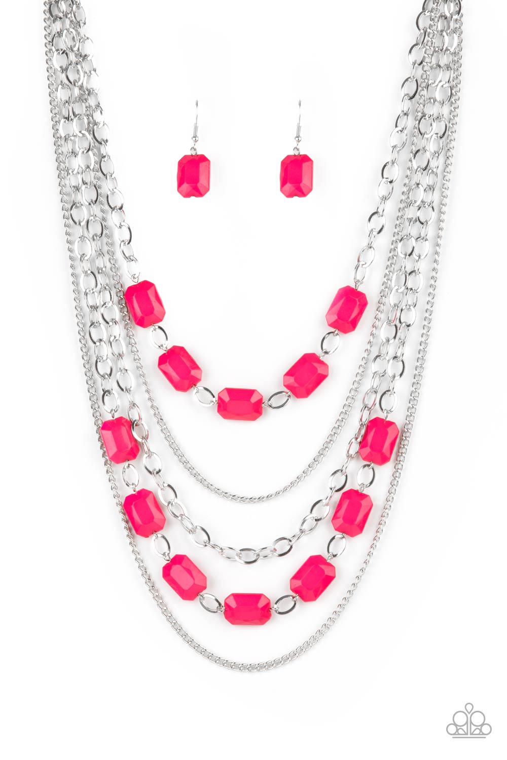 Paparazzi Standout Strands - Pink Necklace 