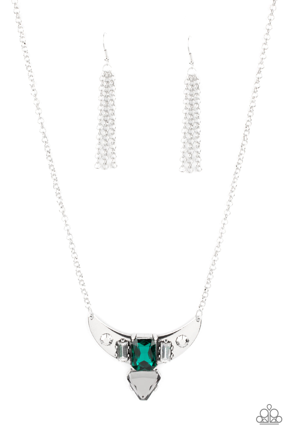 Paparazzi You the TALISMAN! - Green Necklace 