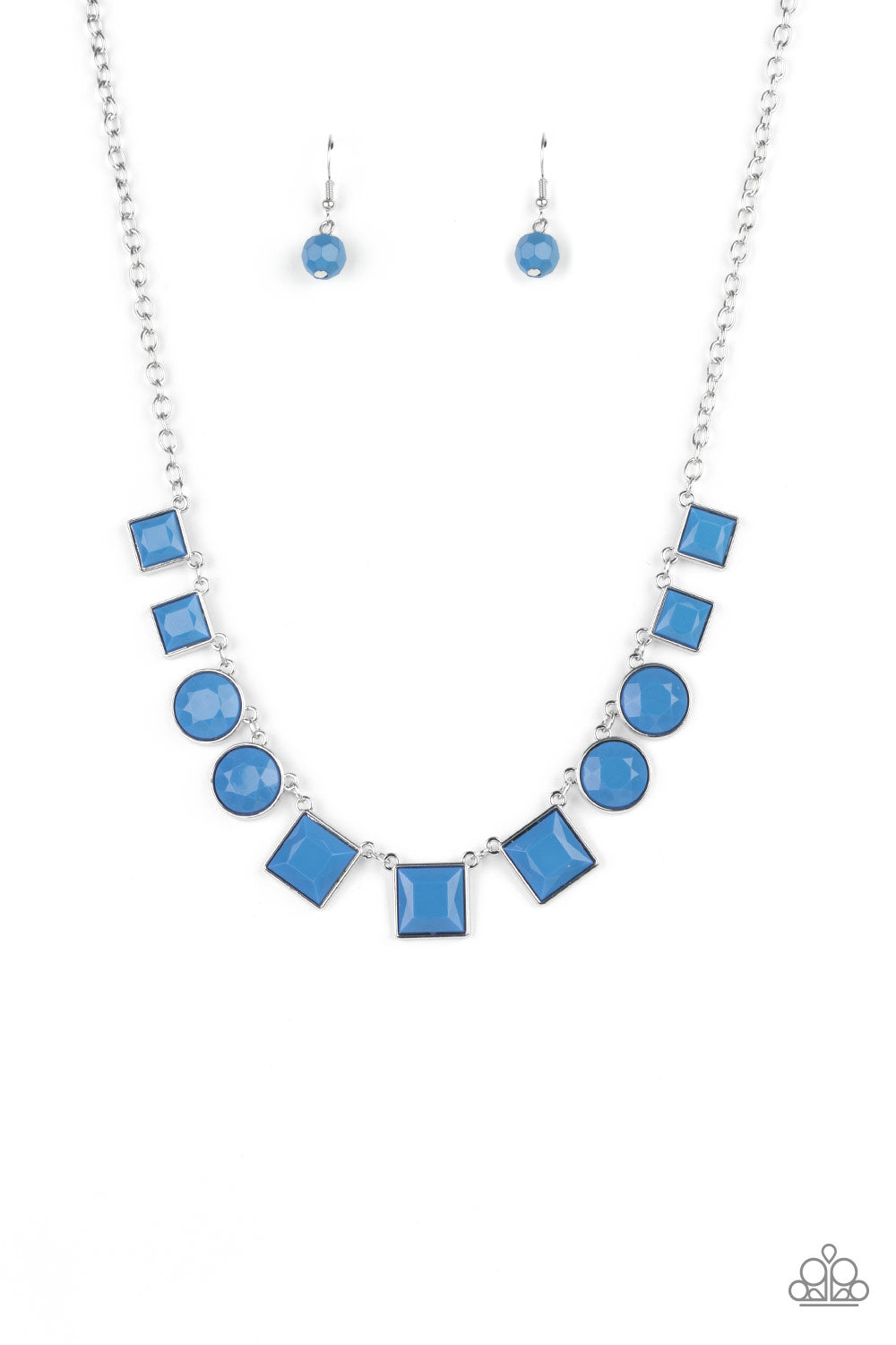 Paparazzi Tic Tac TREND - Blue Necklace