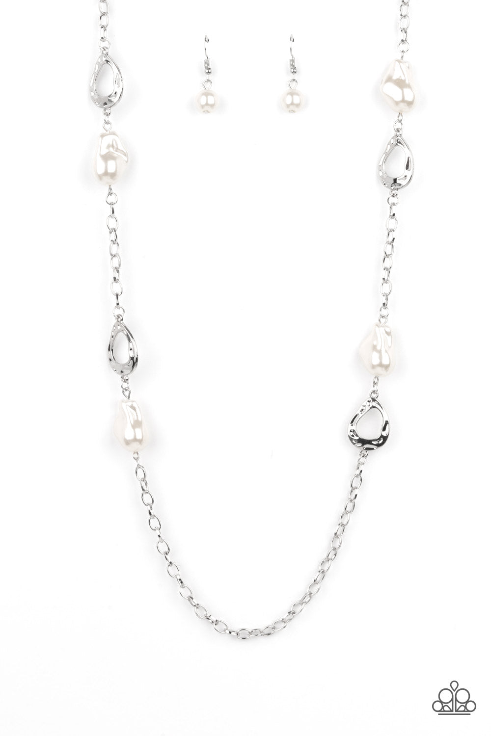 Paparazzi Rustic Refinery - White Necklace 