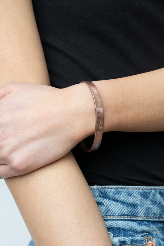 Sweetly Named - Copper  Bracelet