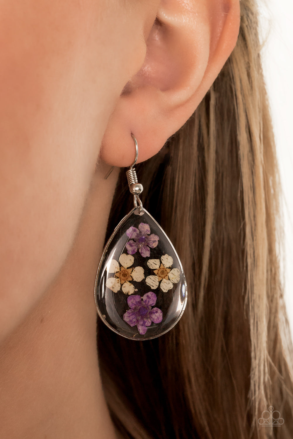 Paparazzi Perennial Prairie - Multi Purple Earrings 