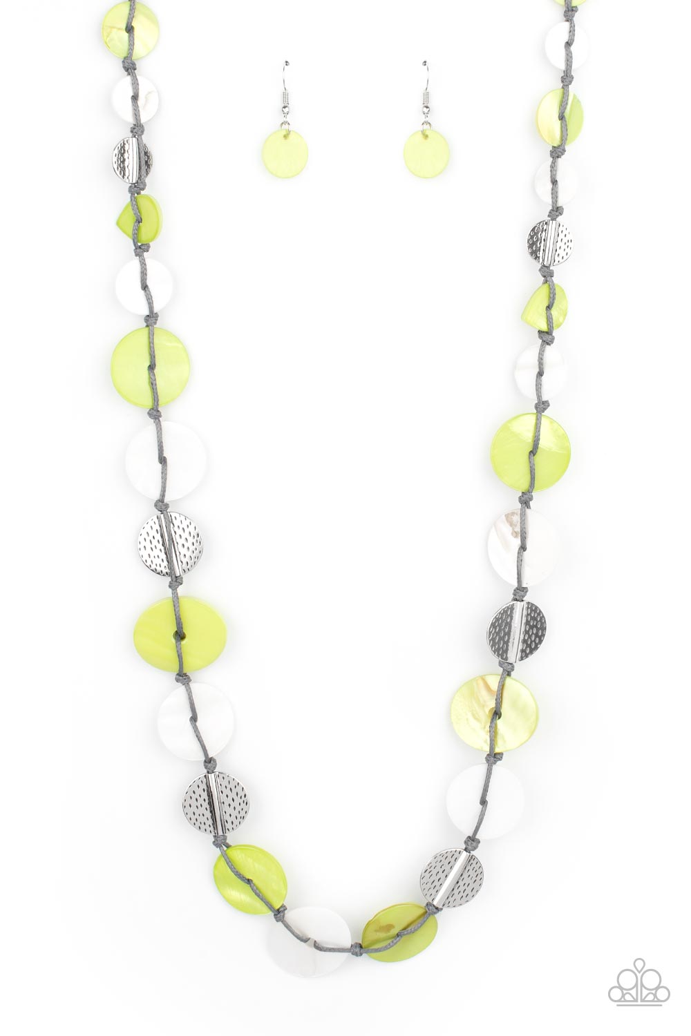 Paparazzi Seashore Spa - Green Necklace 