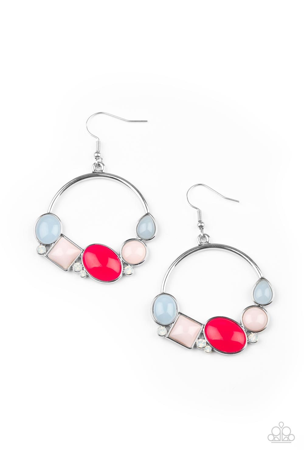 Paparazzi Beautifully Bubblicious - Multi Earrings 