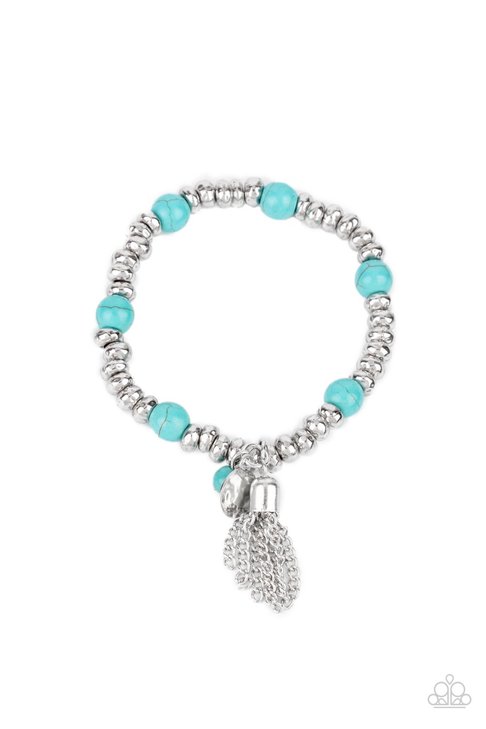 Paparazzi Whimsically Wanderlust - Blue Bracelet 