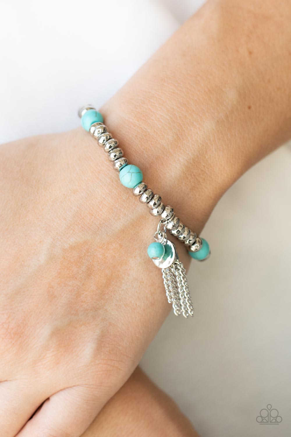 Paparazzi Whimsically Wanderlust - Blue Bracelet 