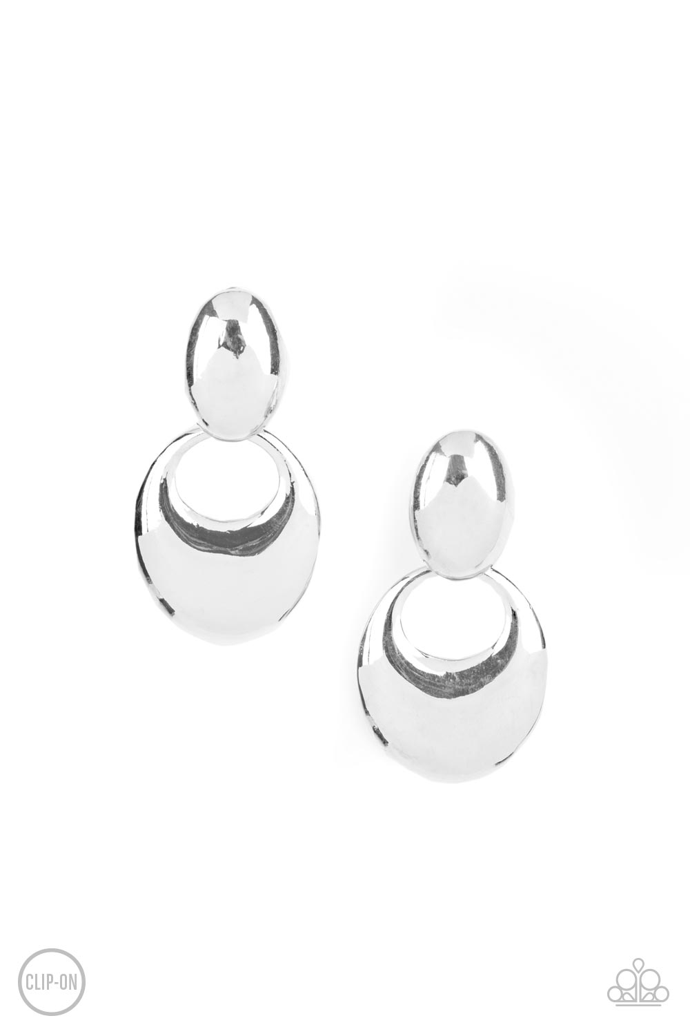 Urban Artistry - Silver Clip On Earrings