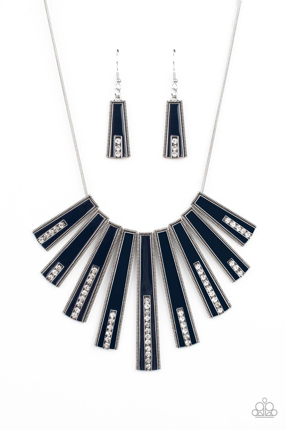 Paparazzi FAN-tastically Deco - Blue Necklace 