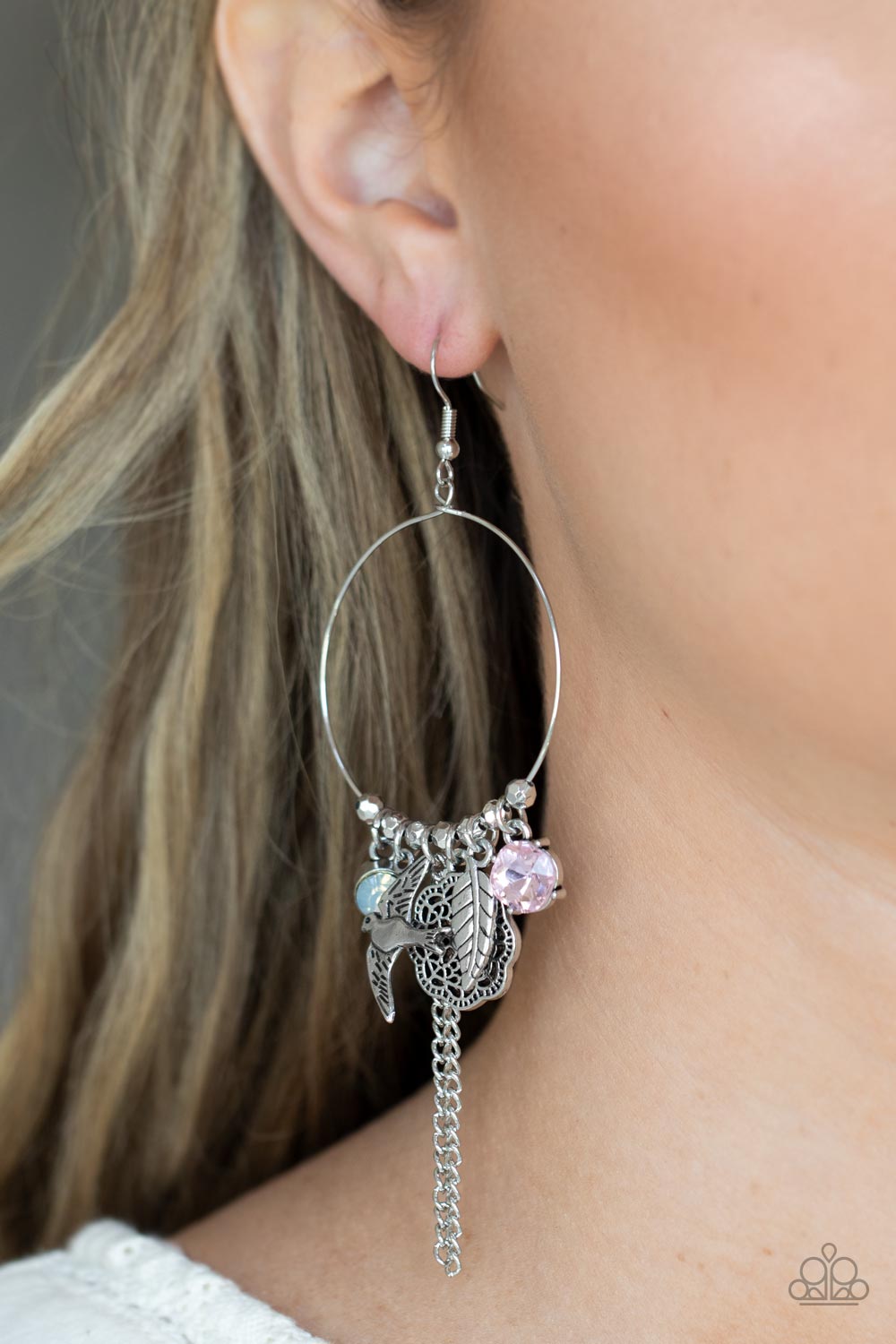 Paparazzi TWEET Dreams - Pink Earrings 