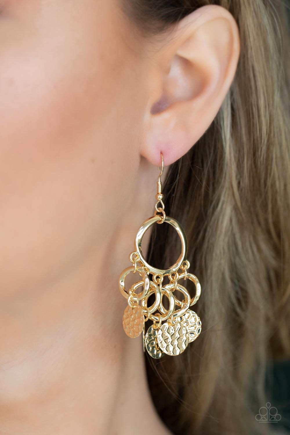 Partners in CHIME - Gold Earrings 