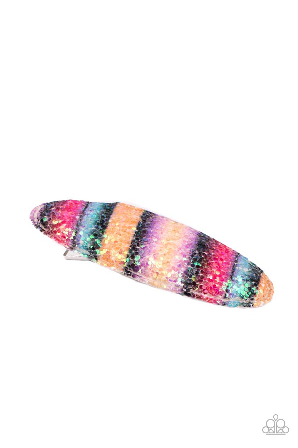 Paparazzi Rainbow Pop Summer - Multi Black Hair Clip