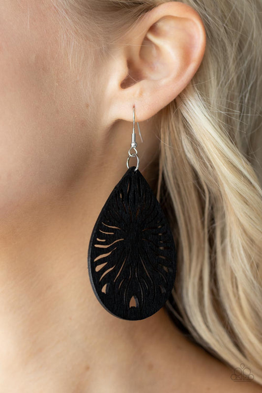 Sunny Incantations - Black Earrings