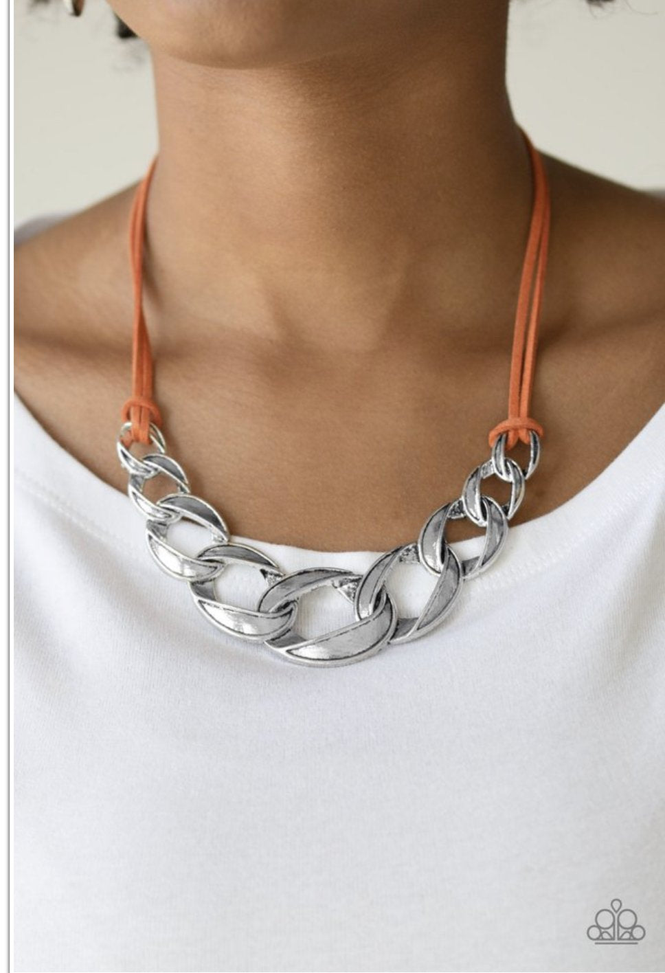 Paparazzi Naturally Nautical - Orange Necklace 