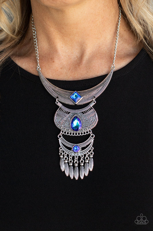 Lunar Enchantment - Blue Necklace