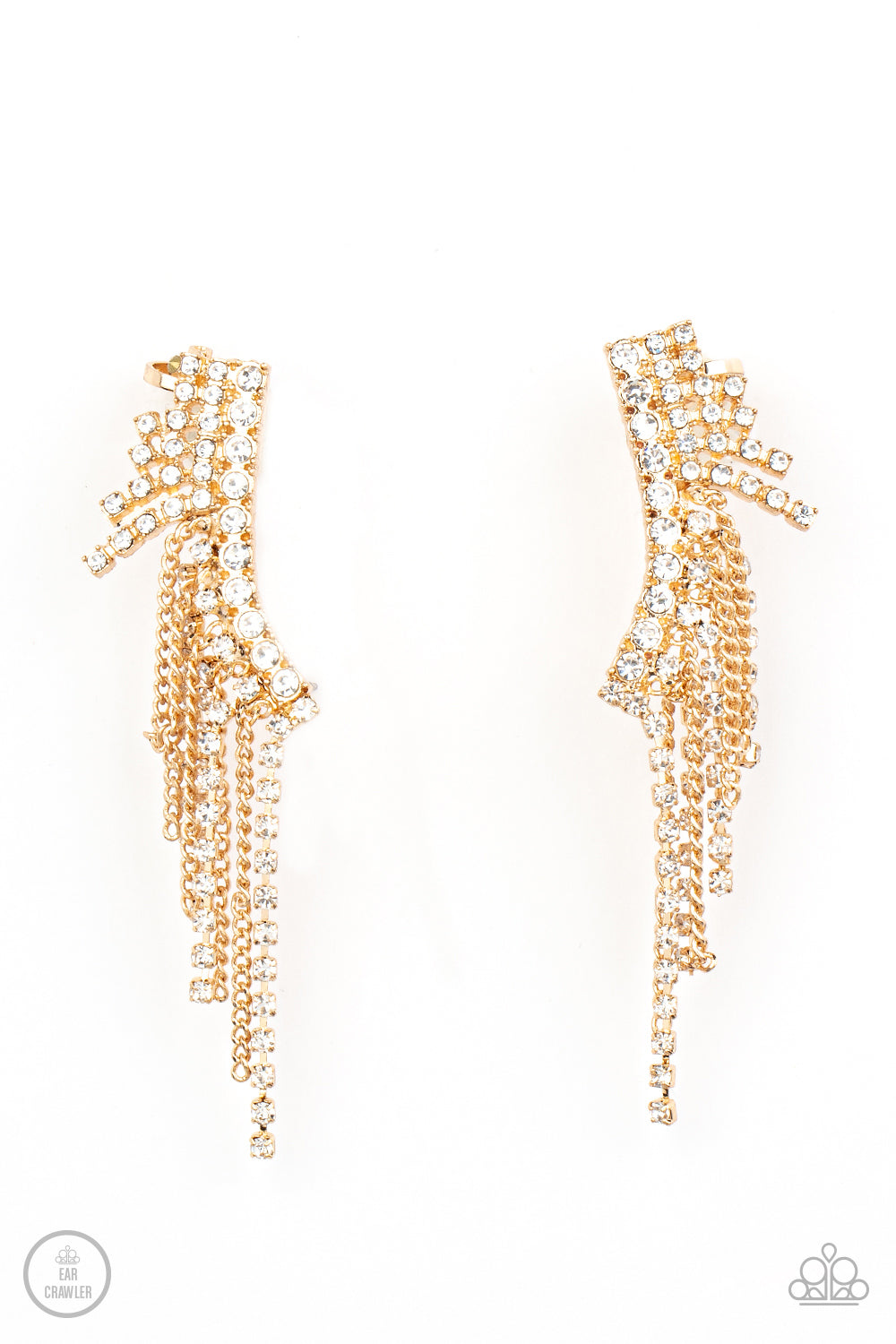 Thunderstruck Sparkle - Gold Earrings