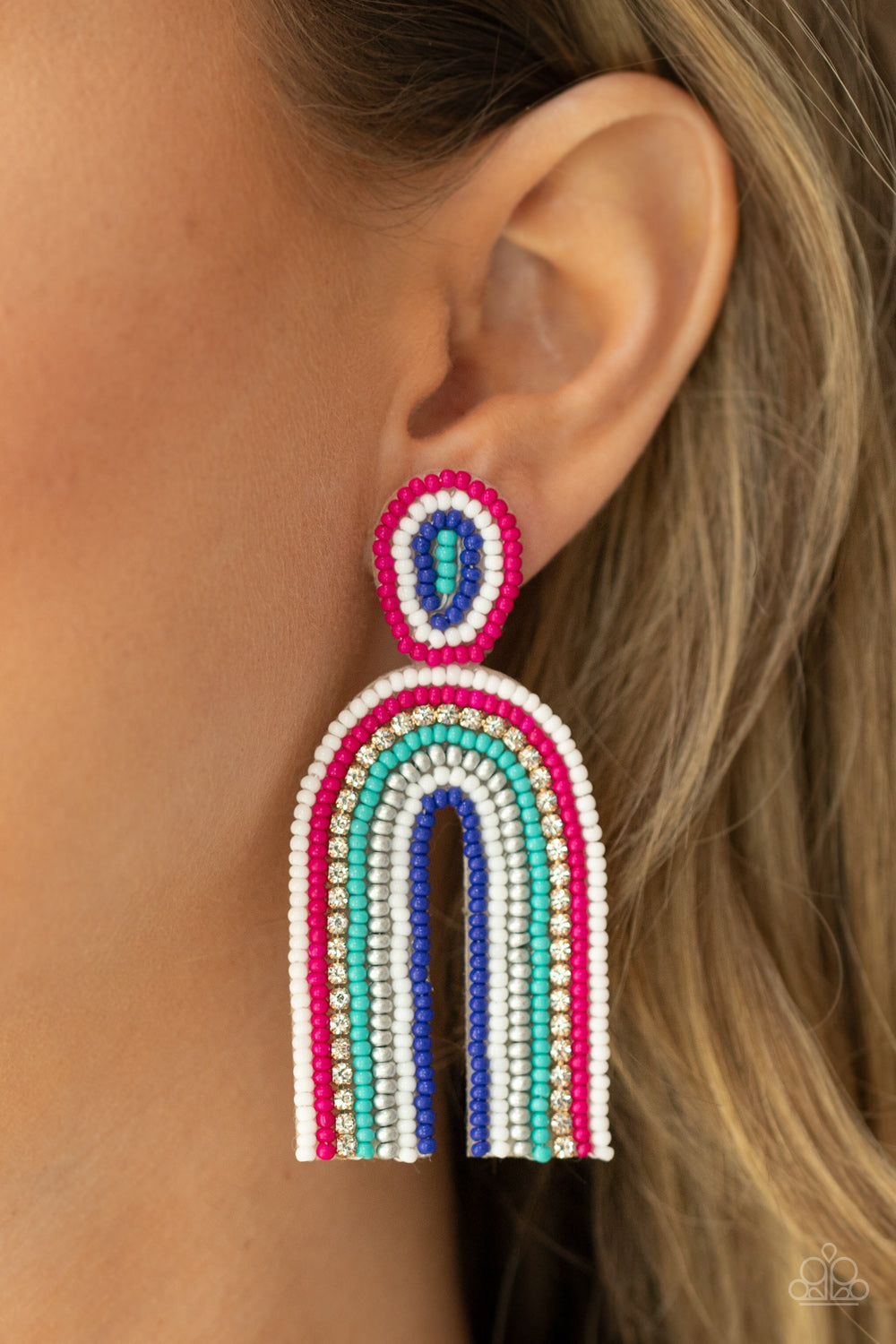 Rainbow Remedy - Multi Post Earrings 