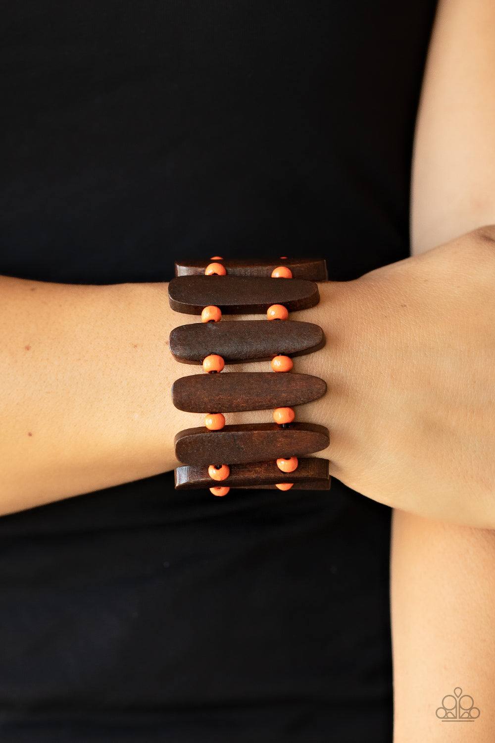 Coronado Cabana - Orange Bracelet - Kingdom Bling Showroom