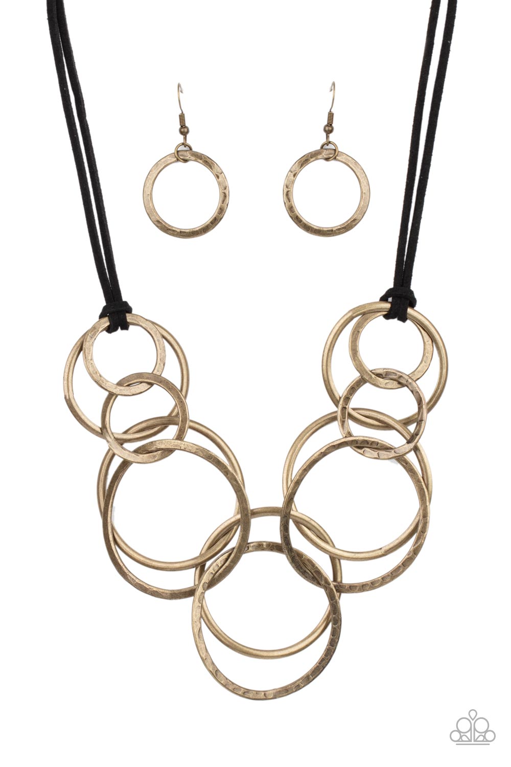 Paparazzi Spiraling Out of COUTURE - Brass Necklace 