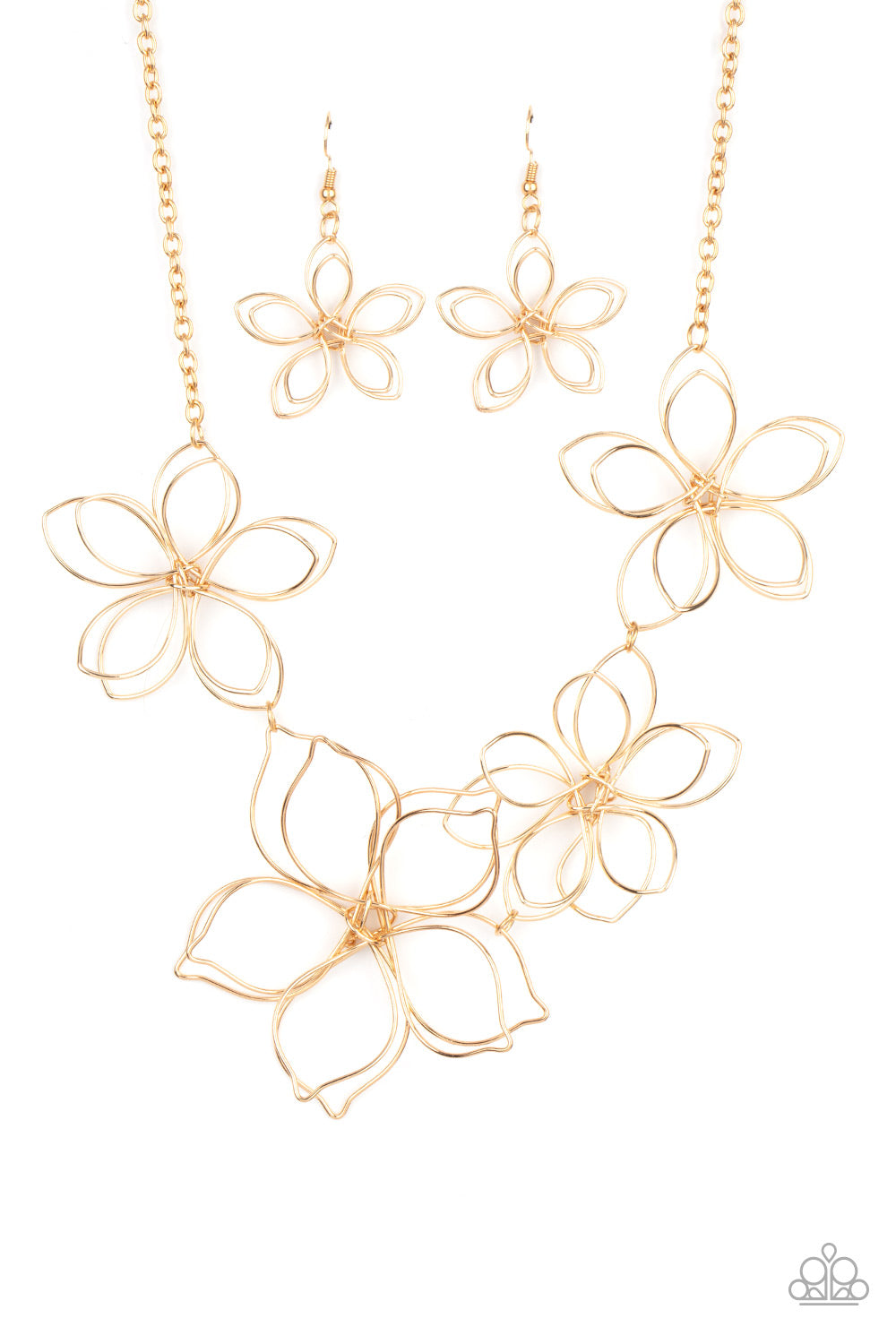 Paparazzi Flower Garden Fashionista - Gold Necklace 