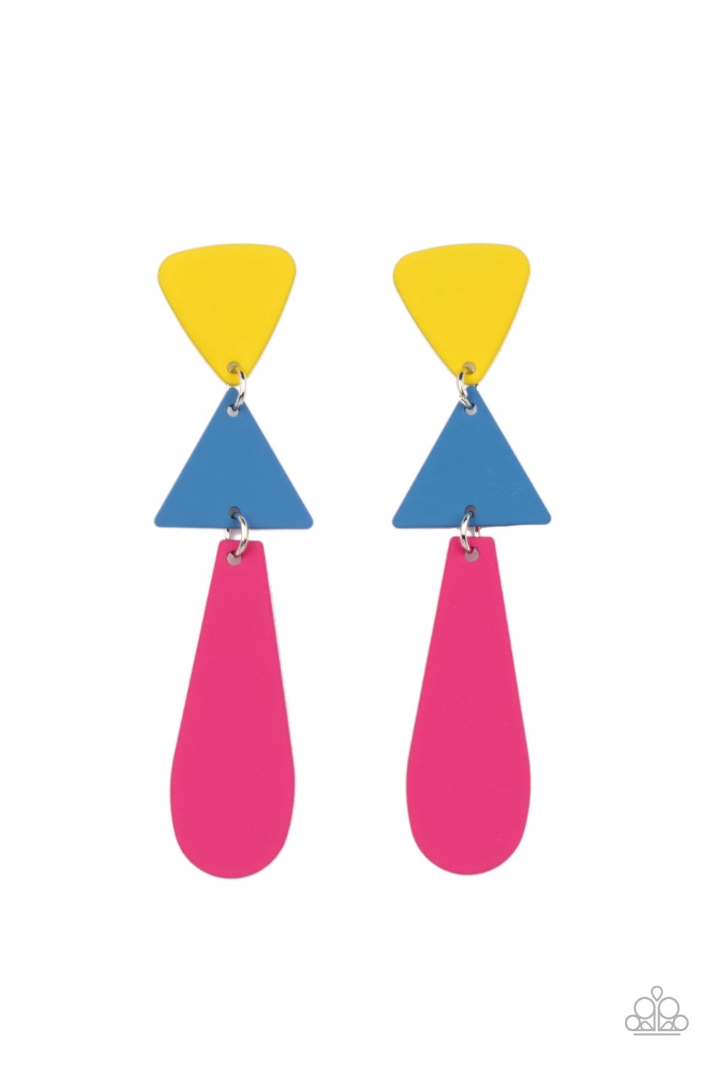 Paparazzi Retro Redux - Multi Post Earring