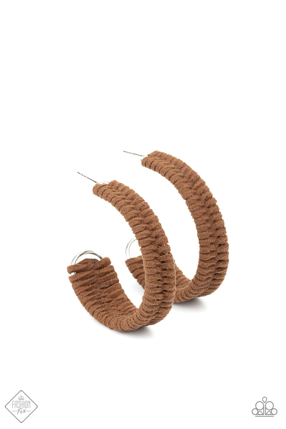 Paparazzi Rural Guru - Brown Hoop Earrings 