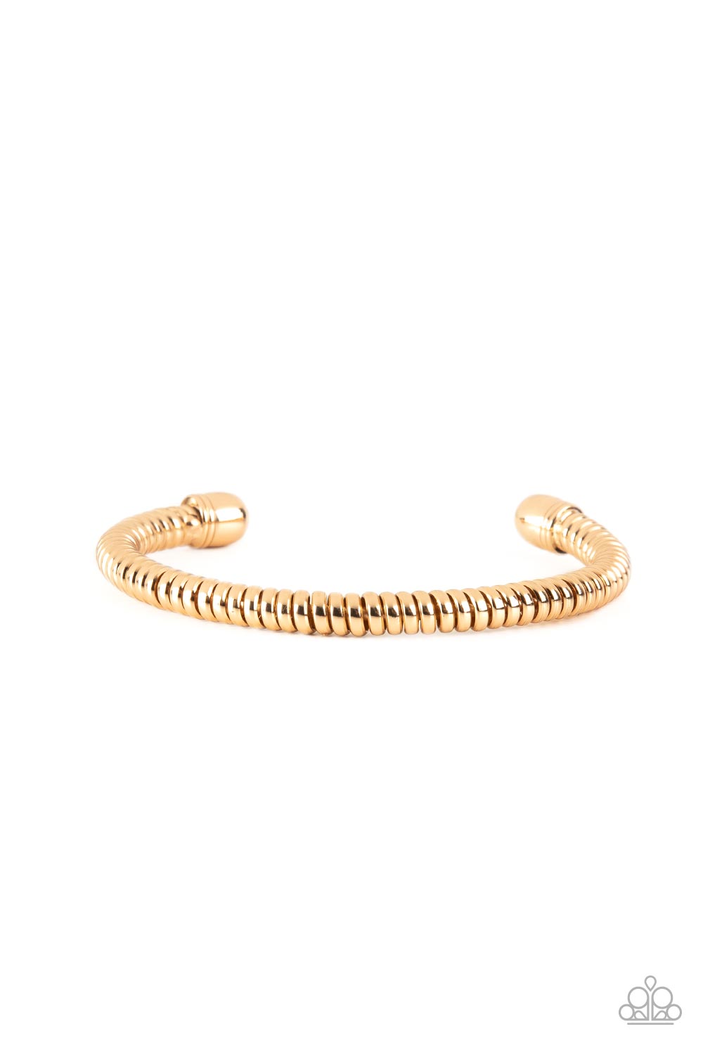 Turbocharged - Gold Cuff Bracelet