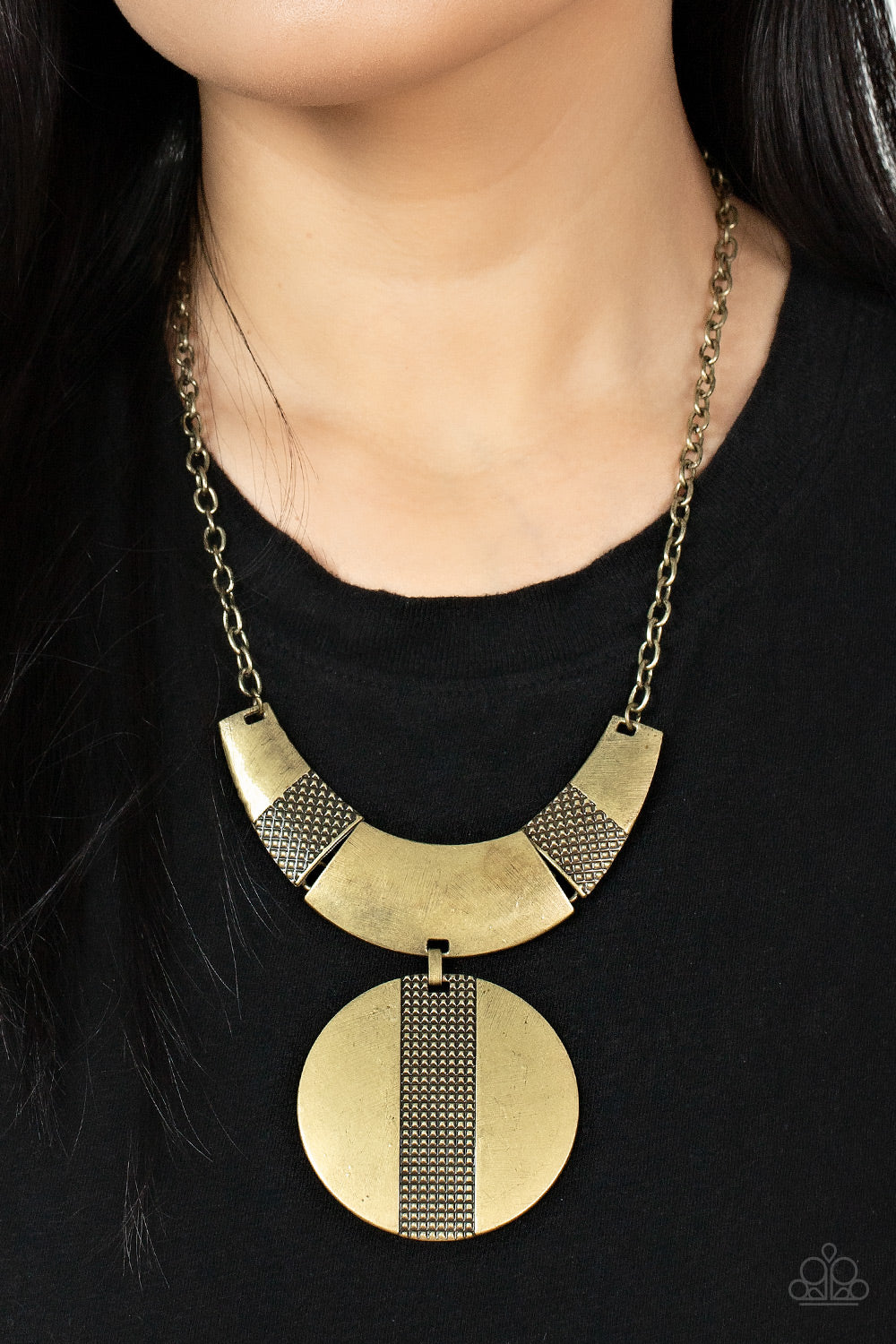 Paparazzi Metallic Enchantress - Brass Necklace