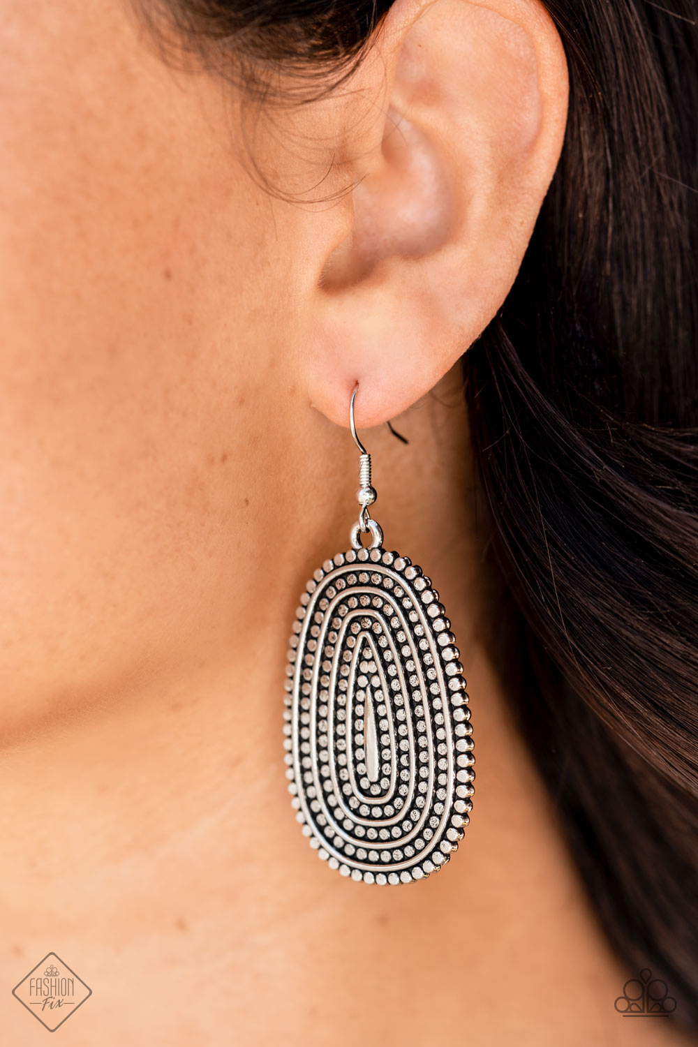 Paparazzi Desert Climate - Silver Earrings 