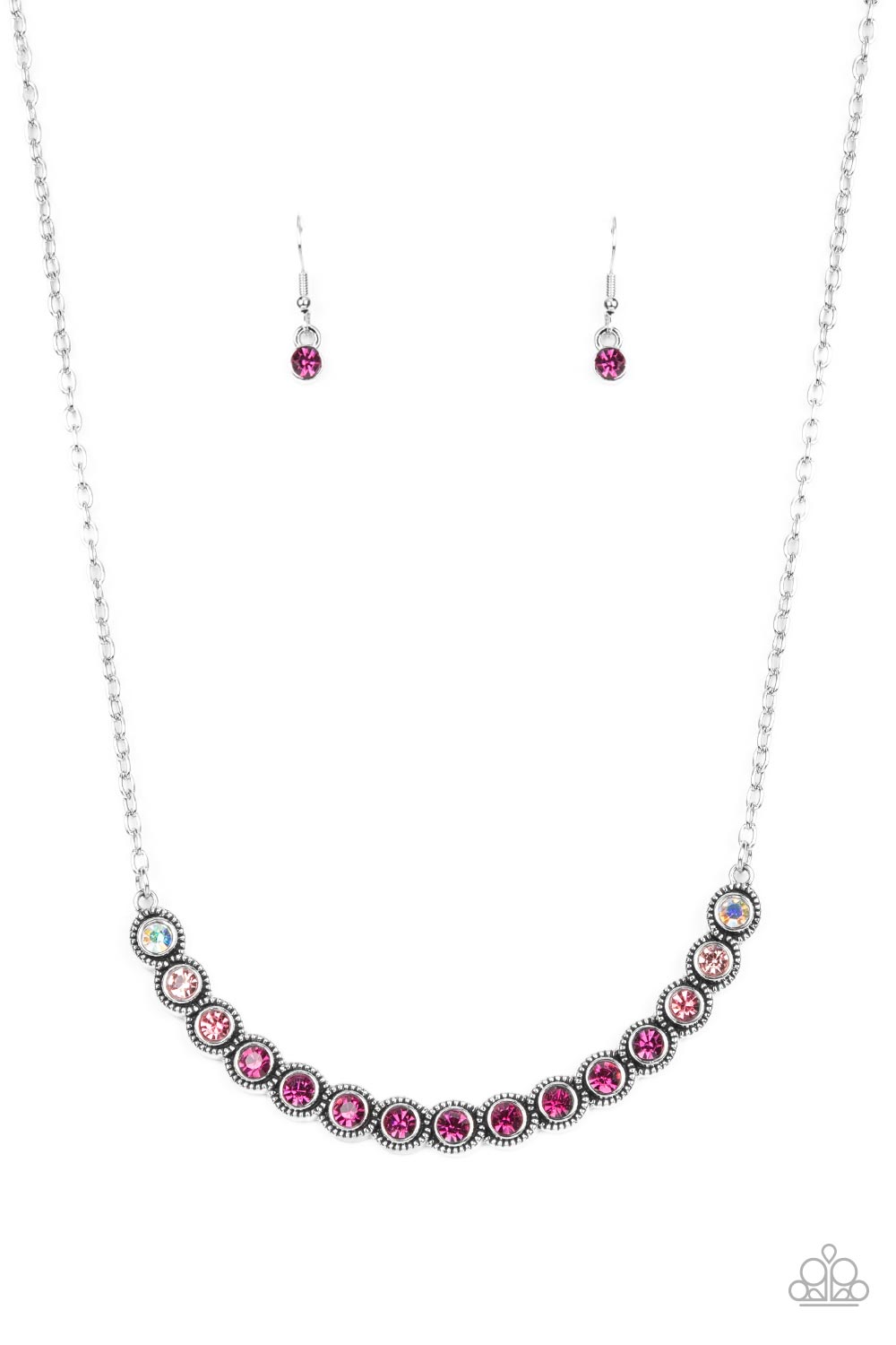 Paparazzi Throwing SHADES - Pink Necklace 