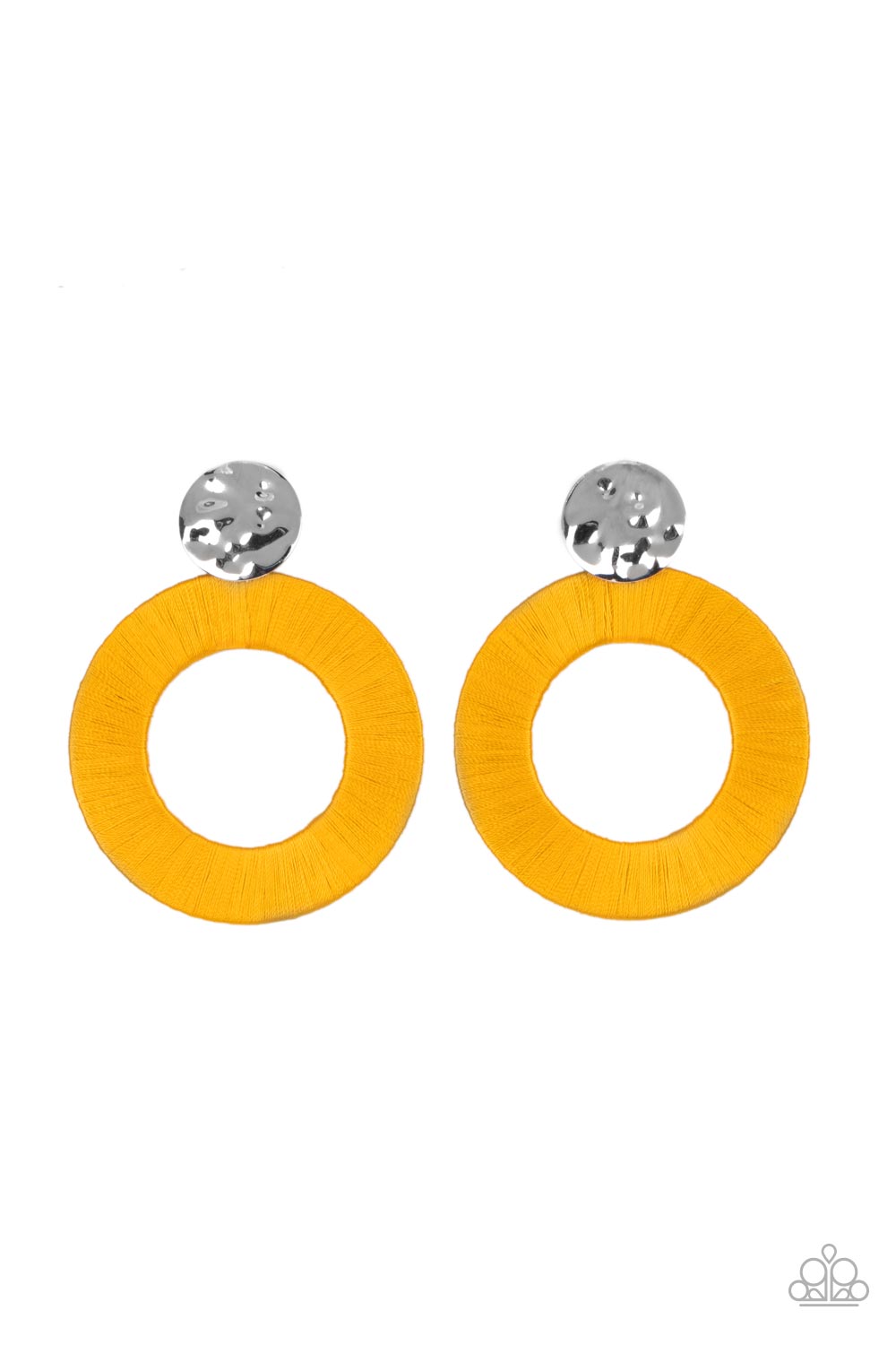 Strategically Sassy - Yellow Post Earring