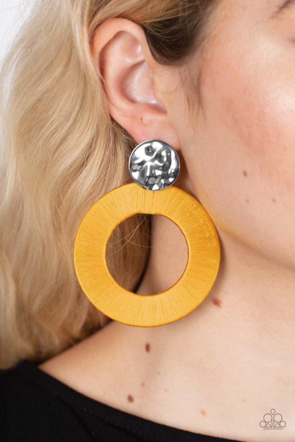 Strategically Sassy - Yellow Post Earring